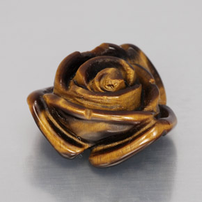 Натуральный коричневый tiger's eye 11,69 карата необычная форма, непрозрачный