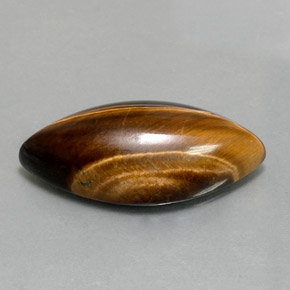 Натуральный коричневый tiger's eye 12,99 карата маркиз, непрозрачный