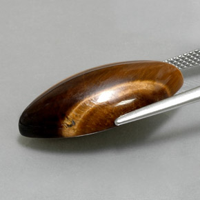 Натуральный коричневый tiger's eye 12,99 карата маркиз, непрозрачный