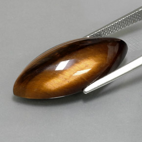 Натуральный коричневый tiger's eye 13,60 карата маркиз, непрозрачный