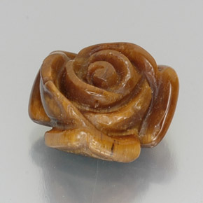 9.87 карата, натуральный Коричневый Тигровый глаз, Необычная форма, Непрозрачный