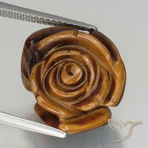 12.17ct Натуральный Теплый коричневый Тигриный Глаз, причудливая, Непрозрачный