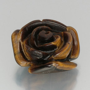 Натуральный коричневый tiger's eye 12,19 карата необычная форма, непрозрачный