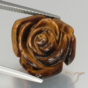 11.36ct Натуральный Коричневый Тигриный Глаз, причудливая, Непрозрачный