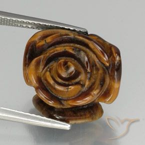 11.45ct Натуральный Коричневый Тигриный Глаз, причудливая, Непрозрачный