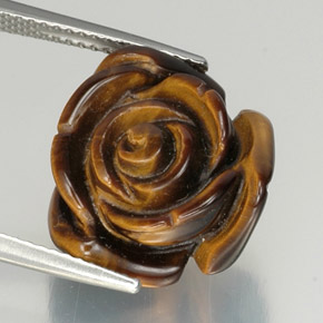 Натуральный коричневый tiger's eye 12,51 карата необычная форма, непрозрачный