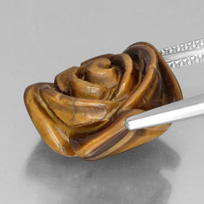 Натуральный коричневый tiger's eye 11,36 карата необычная форма, непрозрачный
