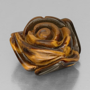 Натуральный коричневый tiger's eye 13,91 карата необычная форма, непрозрачный