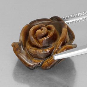 Натуральный коричневый tiger's eye 11,25 карата необычная форма, непрозрачный