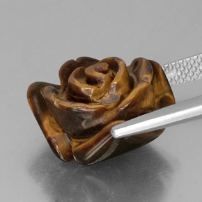 Натуральный коричневый tiger's eye 10,44 карата необычная форма, непрозрачный