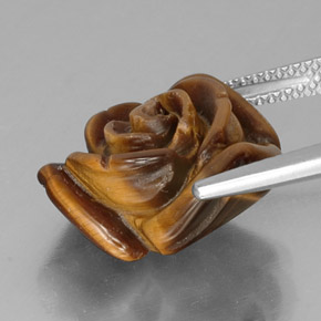 Натуральный коричневый tiger's eye 11,14 карата необычная форма, непрозрачный