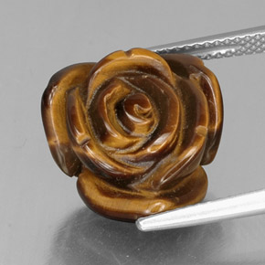 Натуральный коричневый tiger's eye 11,53 карата необычная форма, непрозрачный