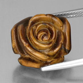 Натуральный коричневый tiger's eye 12,52 карата необычная форма, непрозрачный