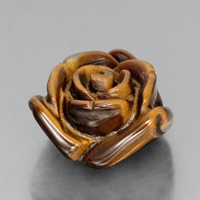 Натуральный коричневый tiger's eye 12,07 карата необычная форма, непрозрачный