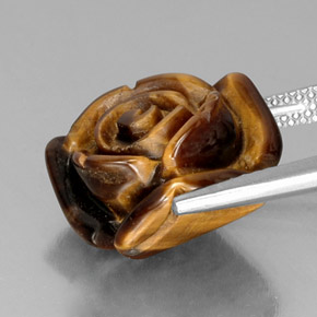 Натуральный коричневый tiger's eye 11,74 карата необычная форма, непрозрачный