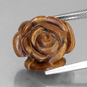 Натуральный коричневый tiger's eye 10,22 карата необычная форма, непрозрачный