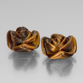 Натуральный коричневый tiger's eye  карата необычная форма, непрозрачный