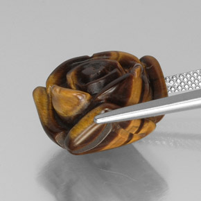 Натуральный коричневый tiger's eye 13,31 карата необычная форма, непрозрачный