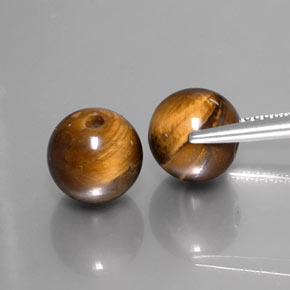 Натуральный коричневый tiger's eye  карата сфера / шар, непрозрачный
