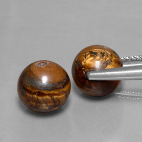 Натуральный коричневый tiger's eye  карата сфера / шар, непрозрачный