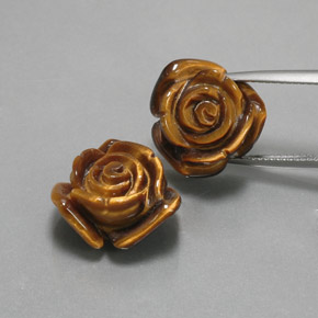 Натуральный коричневый tiger's eye  карата необычная форма, непрозрачный
