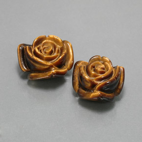 Натуральный коричневый tiger's eye  карата необычная форма, непрозрачный