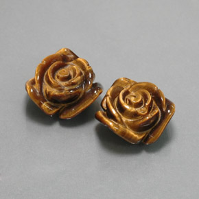 Натуральный коричневый tiger's eye  карата необычная форма, непрозрачный