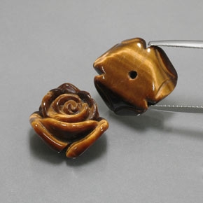 Натуральный коричневый tiger's eye  карата необычная форма, непрозрачный