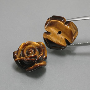 Натуральный коричневый tiger's eye 23,41 карата необычная форма, непрозрачный