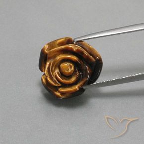 12.62ct Натуральный Теплый коричневый Тигриный Глаз, причудливая, Непрозрачный