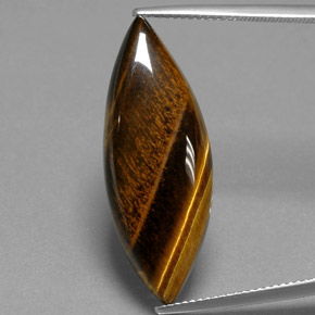 Натуральный коричневый tiger's eye 16,23 карата маркиз, непрозрачный