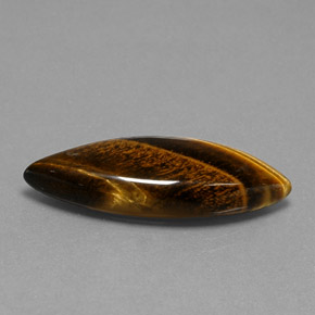 Натуральный коричневый tiger's eye 16,23 карата маркиз, непрозрачный