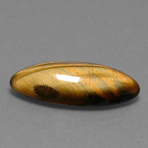 Натуральный коричневый tiger's eye 14,53 карата маркиз, непрозрачный