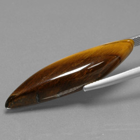 20.07 карата, натуральный Золотисто-коричневый Тигровый глаз, Необычная форма, Непрозрачный