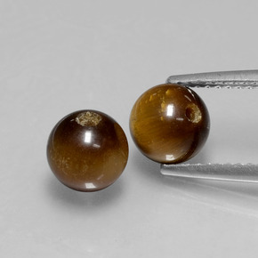 Натуральный коричневый tiger's eye  карата сфера / шар, непрозрачный