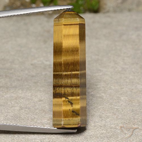20.02ct Натуральный Золотисто-коричневый Тигриный Глаз, причудливая, Непрозрачный