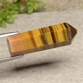 Натуральный коричневый tiger's eye 18,73 карата необычная форма, непрозрачный