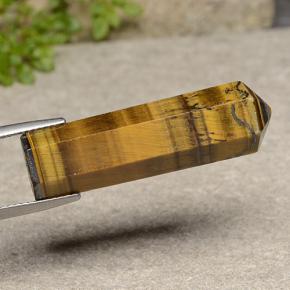 Натуральный коричневый tiger's eye 24,72 карата необычная форма, непрозрачный