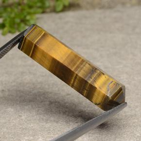 Натуральный коричневый tiger's eye 24,72 карата необычная форма, непрозрачный