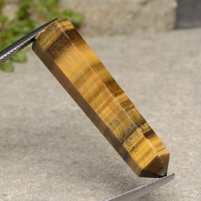 19.17 карата, натуральный Золотисто-коричневый Тигровый глаз, Необычная форма, Непрозрачный