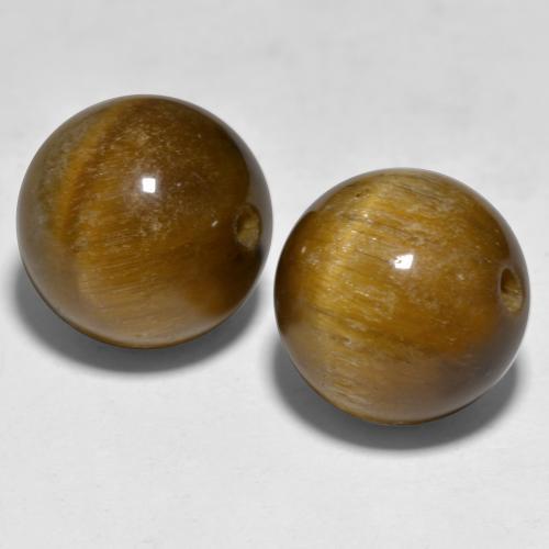Натуральный коричневый tiger's eye 24,29 карата сфера / шар, непрозрачный