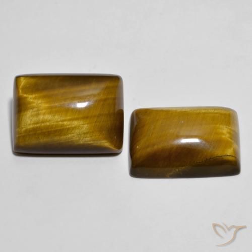Натуральный коричневый tiger's eye 26,73 карата багет, непрозрачный