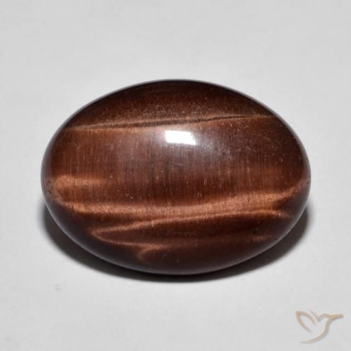 9.58ct Натуральный Имбирный пряник коричневый Тигриный Глаз, Овал, Непрозрачный
