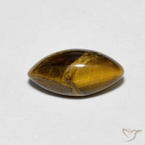 1.29ct Натуральный Теплый коричневый Тигриный Глаз, Маркиза, Непрозрачный