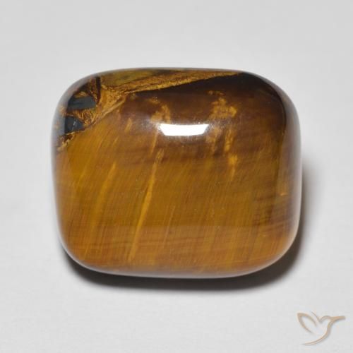 8.83ct Натуральный Теплый коричневый Тигриный Глаз, Подушка, Непрозрачный