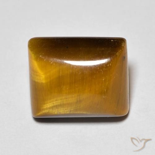 6.14ct Натуральный Коричневый Тигриный Глаз, Огранка Багет, Непрозрачный