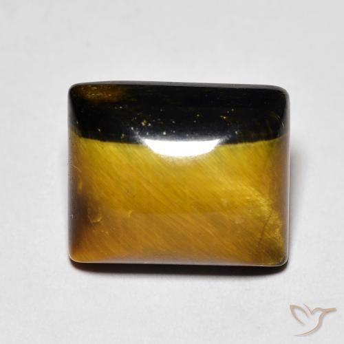 6.42 карата, натуральный Medium Dark-Brown Тигровый глаз, Огранка Багет, Непрозрачный
