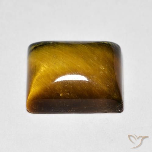 6.42 карата, натуральный Medium Dark-Brown Тигровый глаз, Огранка Багет, Непрозрачный