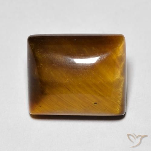 6.28ct Натуральный Теплый коричневый Тигриный Глаз, Огранка Багет, Непрозрачный