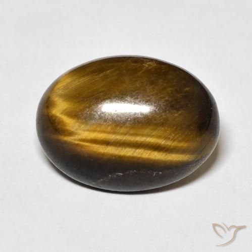 8.85ct Натуральный Теплый коричневый Тигриный Глаз, Овал, Непрозрачный